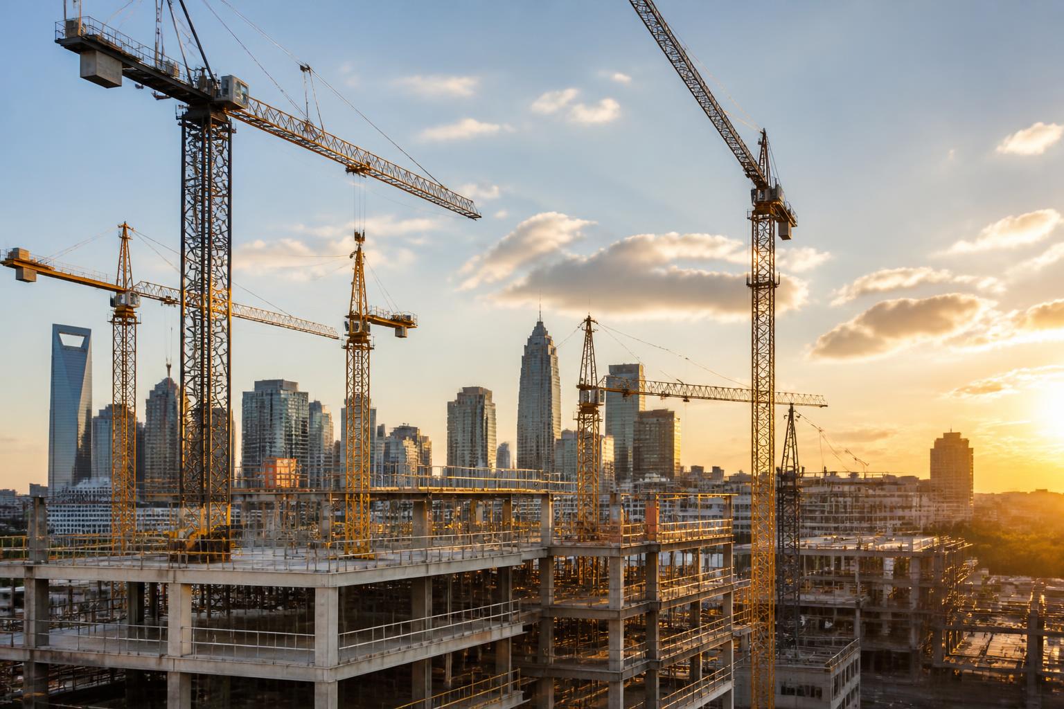 Charlotte commercial building under construction